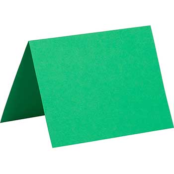 JAM Paper Blank Foldover Cards, 5&quot; x 6.63&quot;, Green, 500 Cards/Box