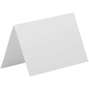 JAM Paper Blank Foldover Cards, 5&quot; x 6.63&quot;, White, 500 Cards/Box