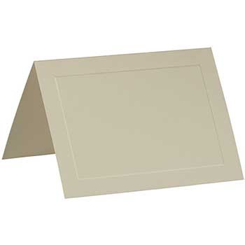 JAM Paper Blank Foldover Cards, 5&quot; x 6.63&quot;, Ivory, 500 Cards/Box