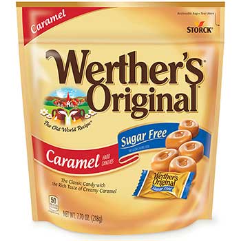 Werther&#39;s Original Sugar Free Caramel Hard Candies, 7.7 oz., 2/PK