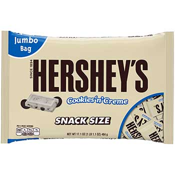 Hershey&#39;s Snack Size Cookies &#39;n&#39; Creme Bars, 17.1 oz., 2/PK