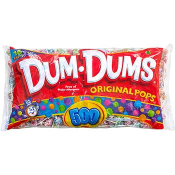Dum-Dum Original Pops Bulk Variety Pack, 500/CS