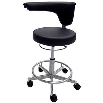 ShopSol Lab Stool with Moveable Armrest