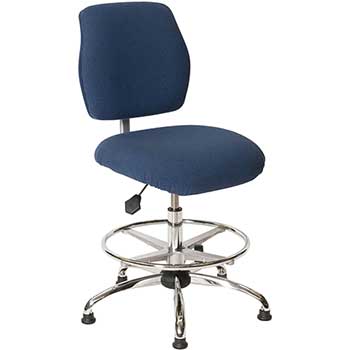 ShopSol Electrostatic Discharge (ESD) Workbench Chair, Blue