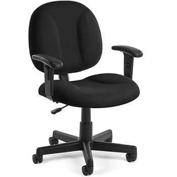 OFM 105-AA-805 Comfort Series Superchair with Arms, Black