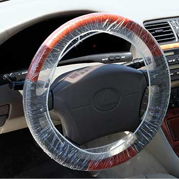 Auto Supplies Steering Wheel Covers, Double Elastic, Size XL, 250/BX