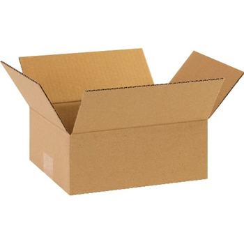 W.B. Mason Co. Flat Corrugated Boxes, 8&quot; x 6&quot; x 2&quot;, Kraft, 25/Bundle