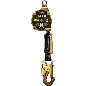 Guardian Fall Protection Halo Web SRL, Polyester/Nylon, Steel Snap Hook, 11&#39;