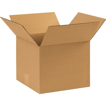W.B. Mason Co. Corrugated boxes, 11&quot; x 11&quot; x 9&quot;, Kraft, 25/BD