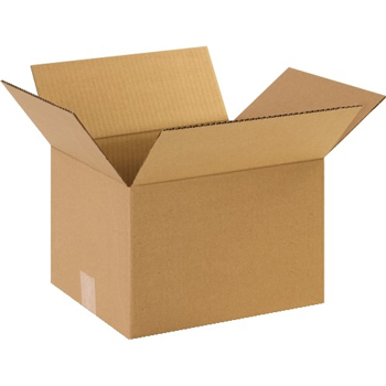 W.B. Mason Co. Corrugated Boxes, 10&quot; x 9&quot; x 8&quot;, Kraft, 25/Bundle