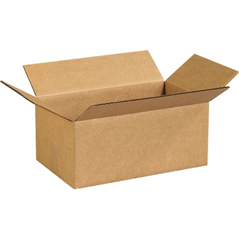 W.B. Mason Co. Corrugated boxes, 12&quot; x 7&quot; x 5&quot;, Kraft, 25/BD