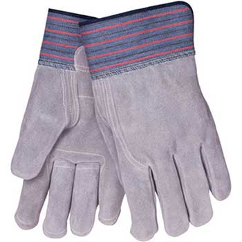 Tillman 1527 Full Cowhide Back Palm Work Gloves, Gray, Large