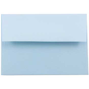 JAM Paper 4Bar A1 Premium Invitation Envelopes, 3 5/8&quot; x 5 1/8&quot;, Pastel Baby Blue, 250/CT