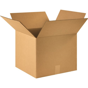 W.B. Mason Co. Corrugated boxes, 16&quot; x 16&quot; x 13&quot;, Kraft, 25/BD