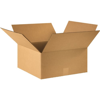 W.B. Mason Co. Corrugated boxes, 15&quot; x 15&quot; x 7&quot;, Kraft, 25/BD