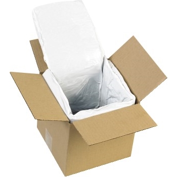 W.B. Mason Co. Deluxe Insulated Box Liners, 6&quot; x 6&quot; x 6&quot;, White, 10/CS