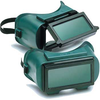 Gateway Safety Welding Goggles, Lift Front, Green