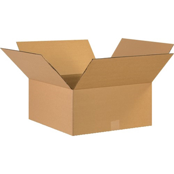 W.B. Mason Co. Corrugated boxes, 17&quot; x 17&quot; x 8&quot;, Kraft, 20/BD