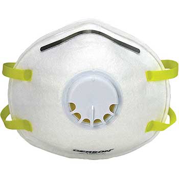 Gerson N95 Particulate Respirator with Valve, Disposable, 10/BX