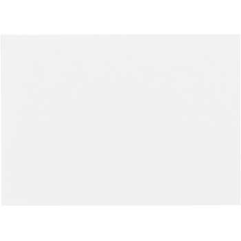 JAM Paper Blank Flat Note Cards, 3.5&quot; x 4.88&quot;, White, 50 Cards/Pack