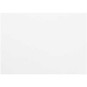 JAM Paper Blank Flat Note Cards, 4.63&quot; x 6.25&quot;, White, 50 Cards/Pack