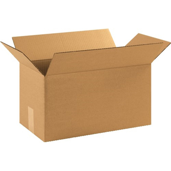 W.B. Mason Co. Long Corrugated boxes, 17&quot; x 9&quot; x 9&quot;, Kraft, 25/BD
