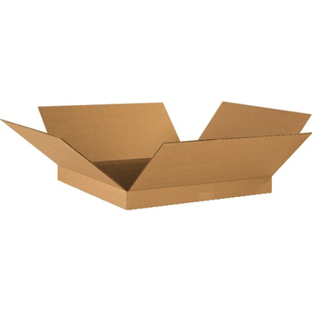 W.B. Mason Co. Corrugated boxes, 18&quot; x 18&quot; x 2&quot;, Kraft, 25/BD