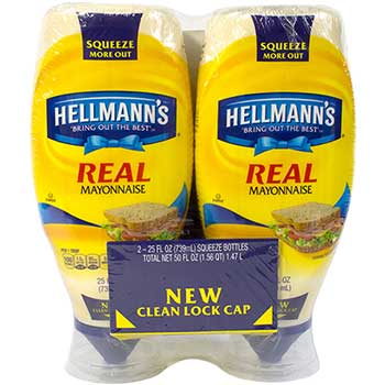 Hellmann&#39;s Real Mayonnaise, 2/PK