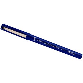 Marvy Uchida Thick Calligraphy Pen, 3.5 mm, Blue