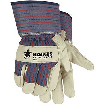 MCR Safety Arctic Jack&#174; Gloves, Premium Grain Pigskin, Thermosock&#174; Lined, 2.5&quot; Safety Cuff, X-Large, 12/PK