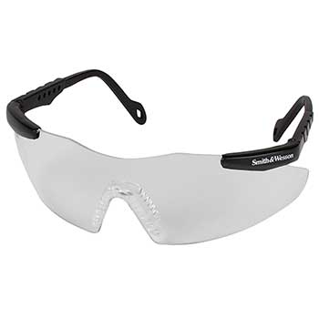 Smith &amp; Wesson Magnum 3G Safety Glasses, Clear Anti-Fog Lenses with Black Frame, Unisex, 1 Pair