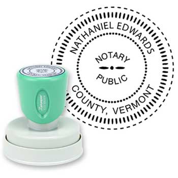Xstamper  Pre-Inked Extra Large N53 Round Notary Stamp