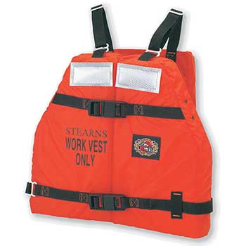 Stearns Work Force™ II Flotation Vest, Universal, Orange