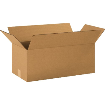 W.B. Mason Co. Corrugated Boxes, 20 in L x 10 in W x 8 in H, 32 ECT, Kraft, 20/Bundle