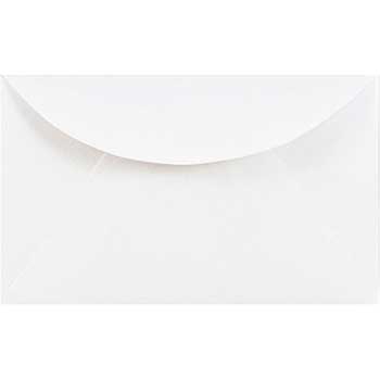 JAM Paper Mini Envelopes, 2 5/16&quot; x 3 5/8&quot;, White, 50/BX