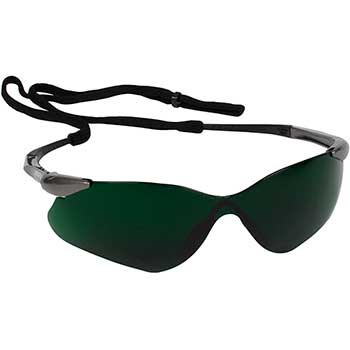 KleenGuard Nemesis VL Safety Glasses, IRUV Shade 5.0 Lenses with Gunmetal Frame, Unisex, 1 Pair