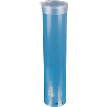 Sqwincher Universal Plastic Cup Dispenser with Wall Mount, Blue
