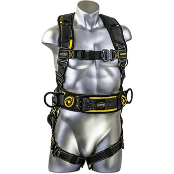 Guardian Fall Protection Cyclone Construction Harness with Side D-rings, M-L