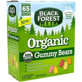 Black Forest Organic Gummy Bears, 0.8 oz., 65/PK