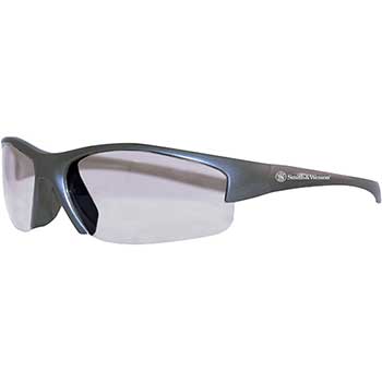 Smith &amp; Wesson Equalizer Safety Glasses, Indoor/Outdoor Lenses with Gunmetal Frame, Unisex, 1 Pair