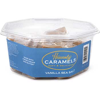 Heavenly Caramels Soft &amp; Delicious Sea Salt Caramels, 45/CS