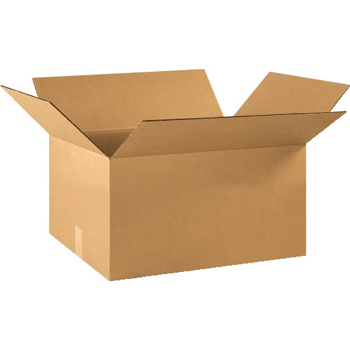 W.B. Mason Co. Corrugated Boxes, 21 3/8&quot; x 15 5/8&quot; x 9 1/2&quot;, Kraft, 20/Bundle