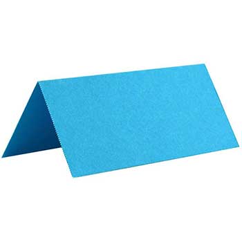 JAM Paper Printable Place Cards, 3.75&quot; x 1.75&quot;, Blue, 6 Cards/Sheet, 2 Sheets/Pack