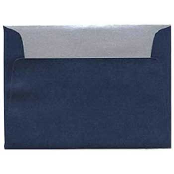 JAM Paper A2 Metallic Invitation Envelopes, 4 3/8&quot; x 5 3/4&quot;, Lapis Lazuli Stardream, 25/PK