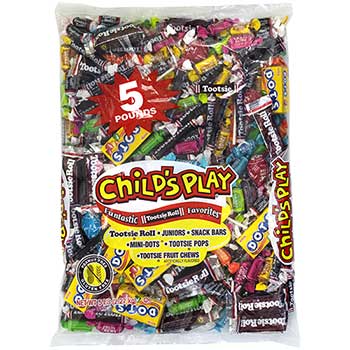Tootsie Roll Child&#39;s Play Candy Variety Bag, 5 lb.