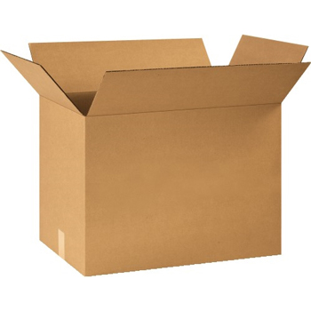 W.B. Mason Co. Corrugated boxes, 24&quot; x 16&quot; x 18&quot;, Kraft, 15/BD