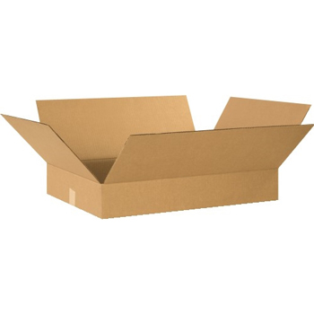 W.B. Mason Co. Corrugated boxes, 22&quot; x 16&quot; x 4&quot;, Kraft, 25/BD