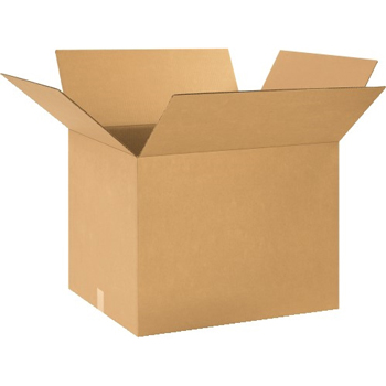 W.B. Mason Co. Corrugated boxes, 24&quot; x 20&quot; x 18&quot;, Kraft, 10/BD