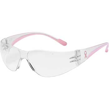 Bouton Eva Petite Glasses, Clear/Pink Temples