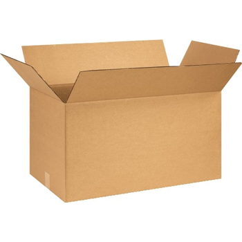 W.B. Mason Co. Corrugated Boxes, 26 in L x 14 in W x 14 in H, 32 ECT, Kraft, 10/Bundle